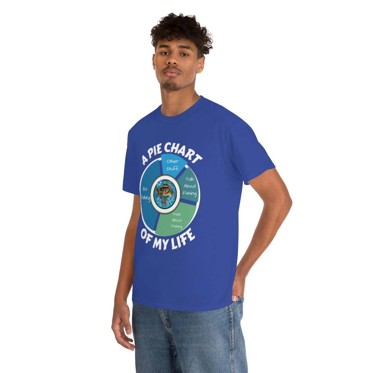 A PIE CHART OF MY LIFE - Unisex Heavy Cotton Tee