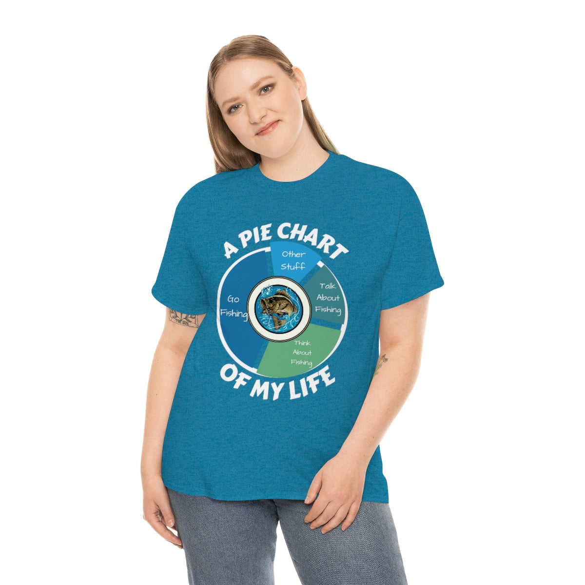 A PIE CHART OF MY LIFE - Unisex Heavy Cotton Tee