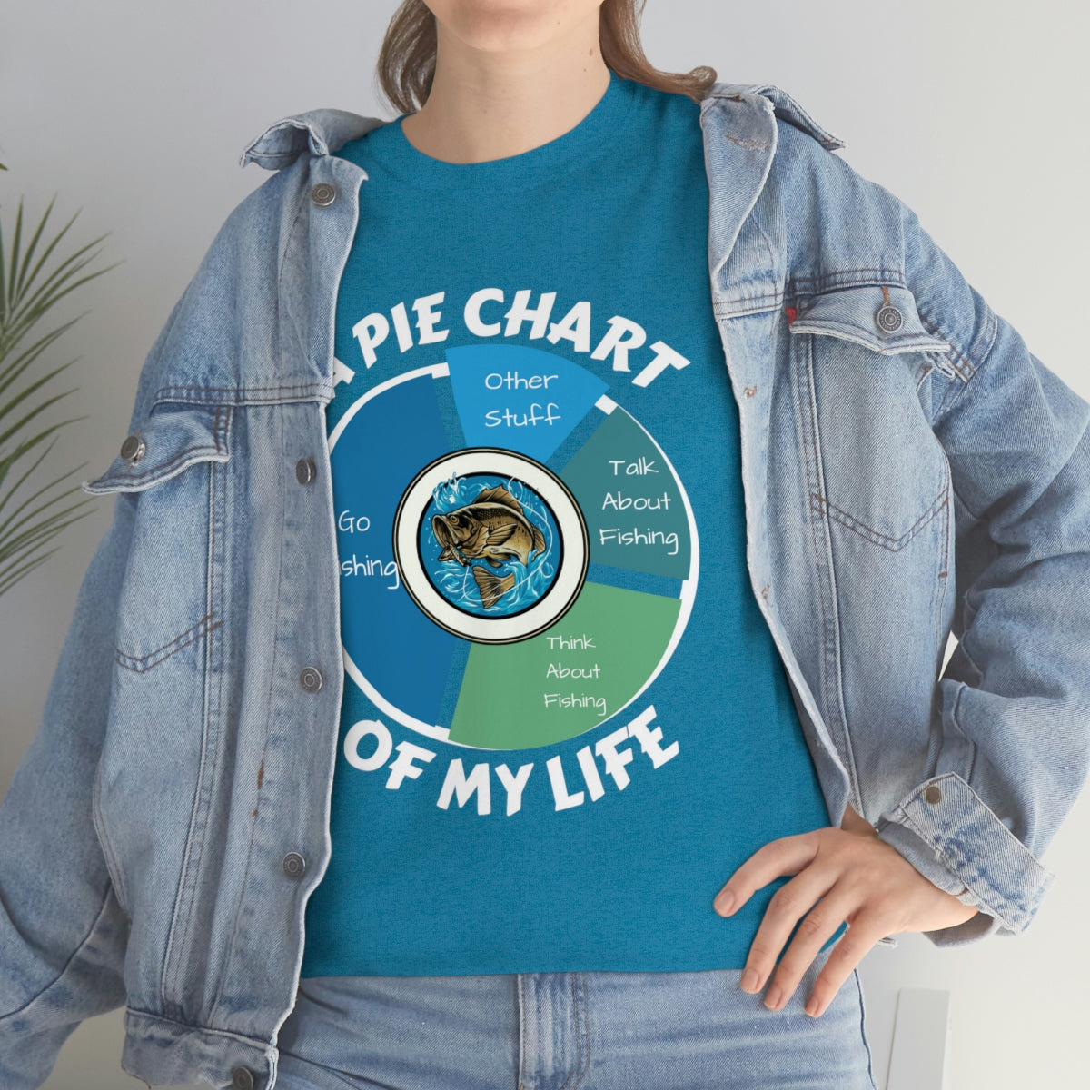 A PIE CHART OF MY LIFE - Unisex Heavy Cotton Tee