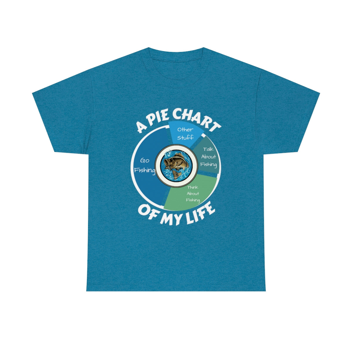 A PIE CHART OF MY LIFE - Unisex Heavy Cotton Tee