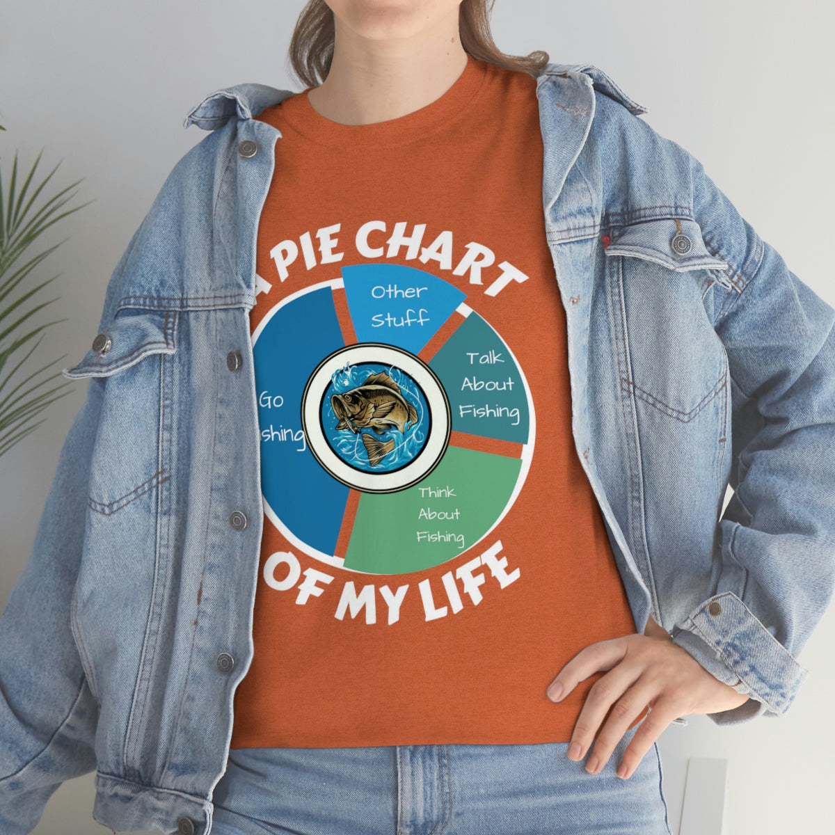 A PIE CHART OF MY LIFE - Unisex Heavy Cotton Tee