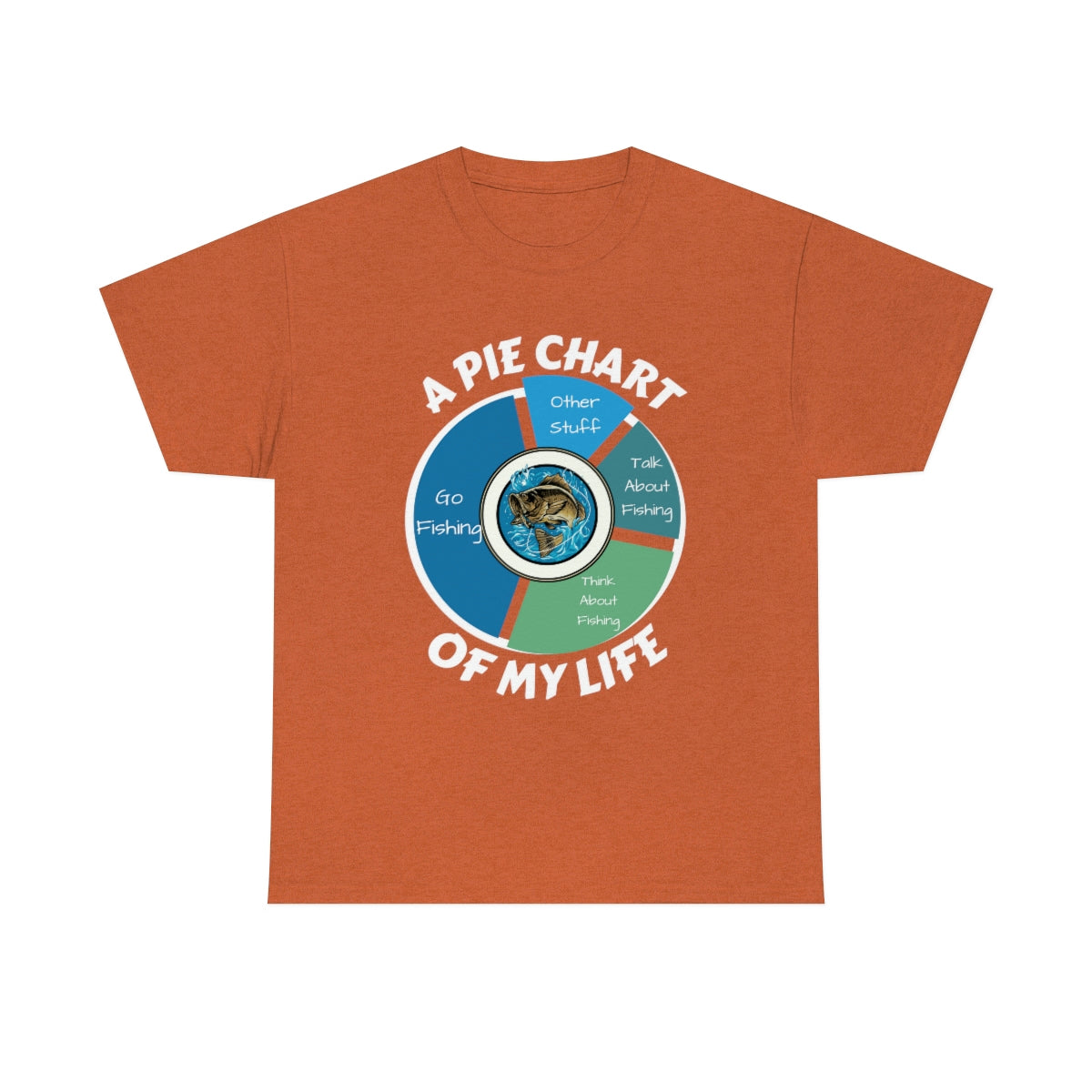 A PIE CHART OF MY LIFE - Unisex Heavy Cotton Tee