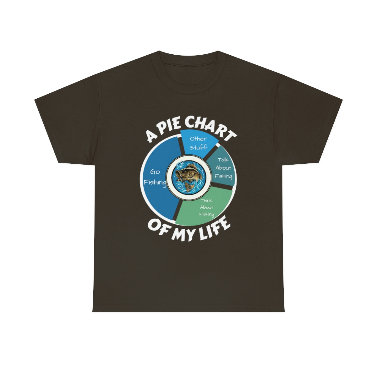 A PIE CHART OF MY LIFE - Unisex Heavy Cotton Tee