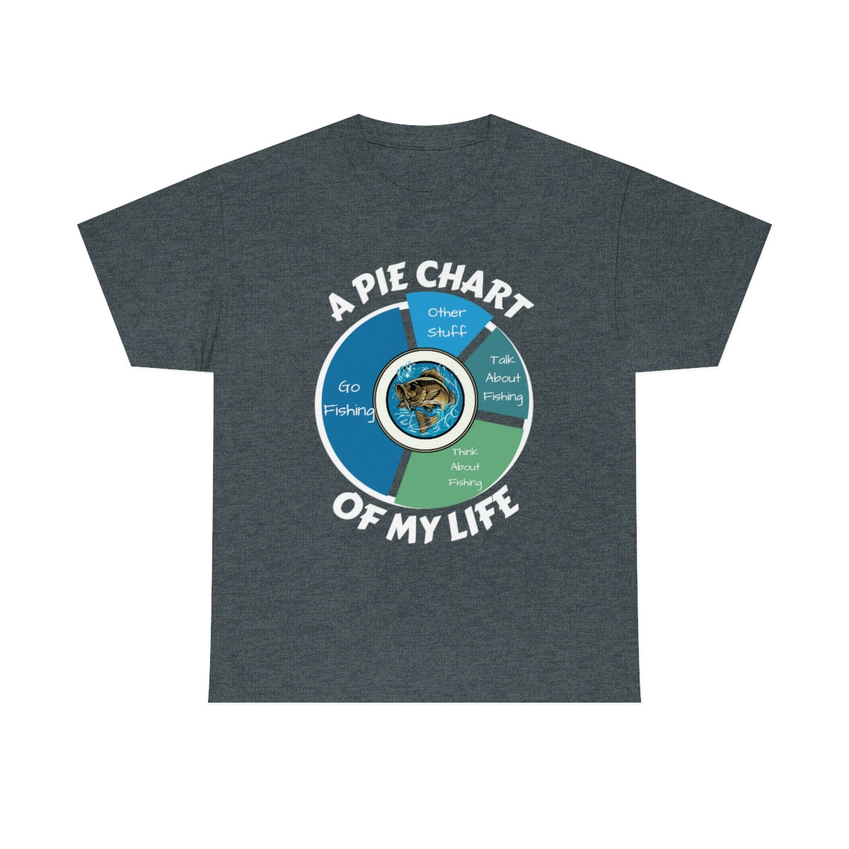 A PIE CHART OF MY LIFE - Unisex Heavy Cotton Tee