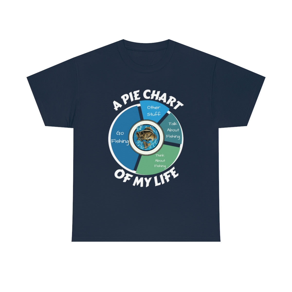 A PIE CHART OF MY LIFE - Unisex Heavy Cotton Tee