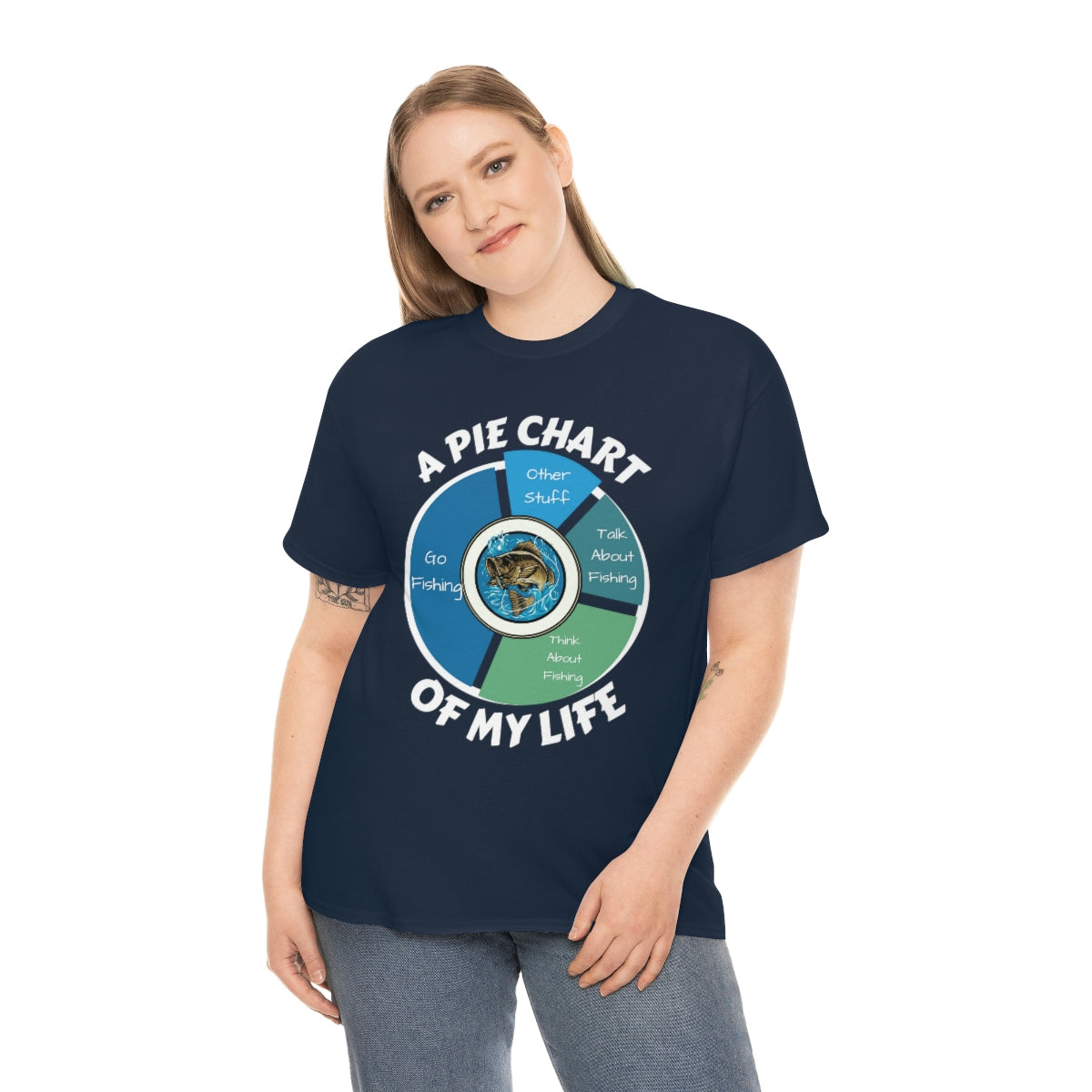 A PIE CHART OF MY LIFE - Unisex Heavy Cotton Tee