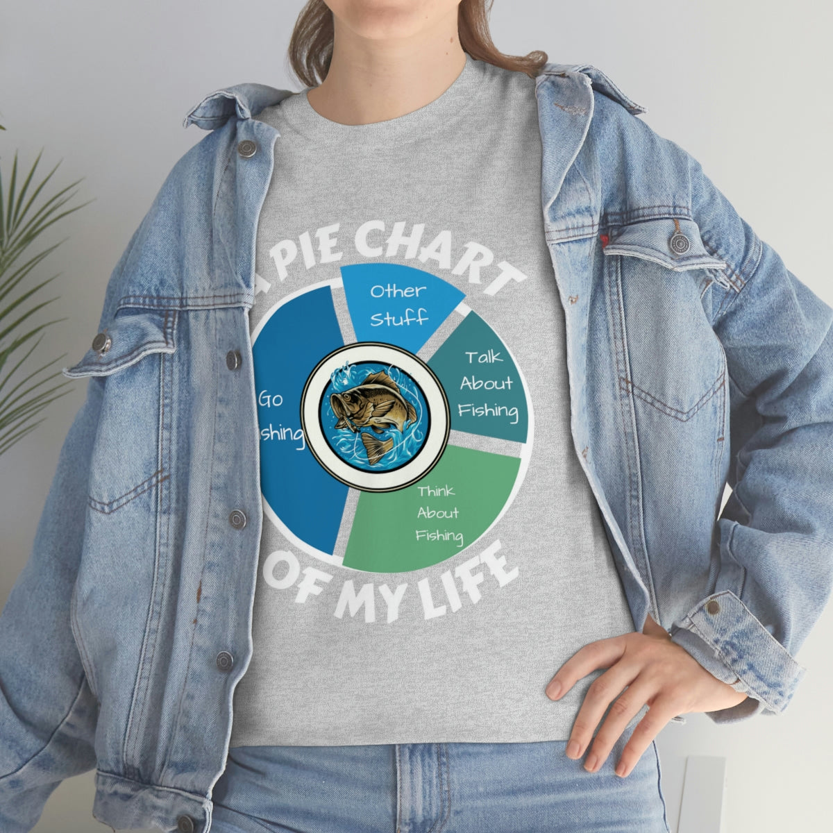 A PIE CHART OF MY LIFE - Unisex Heavy Cotton Tee
