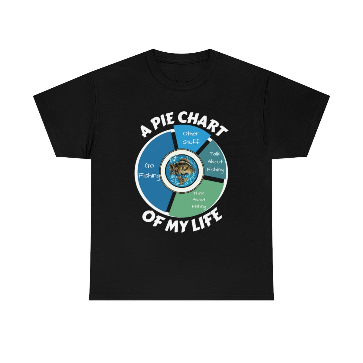 A PIE CHART OF MY LIFE - Unisex Heavy Cotton Tee