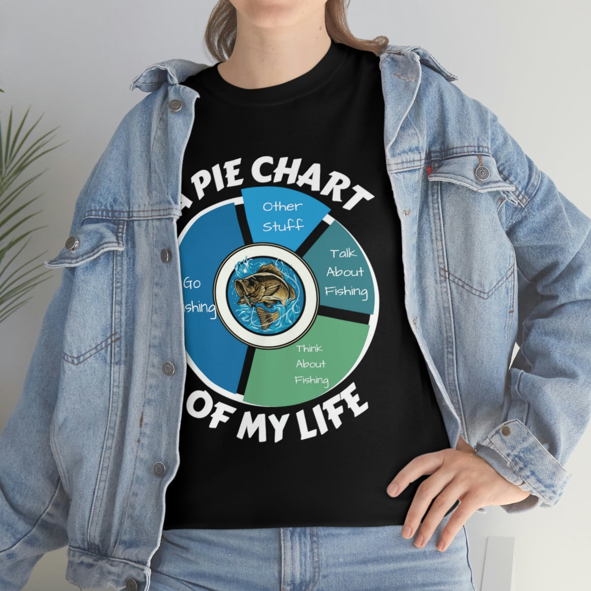 A PIE CHART OF MY LIFE - Unisex Heavy Cotton Tee