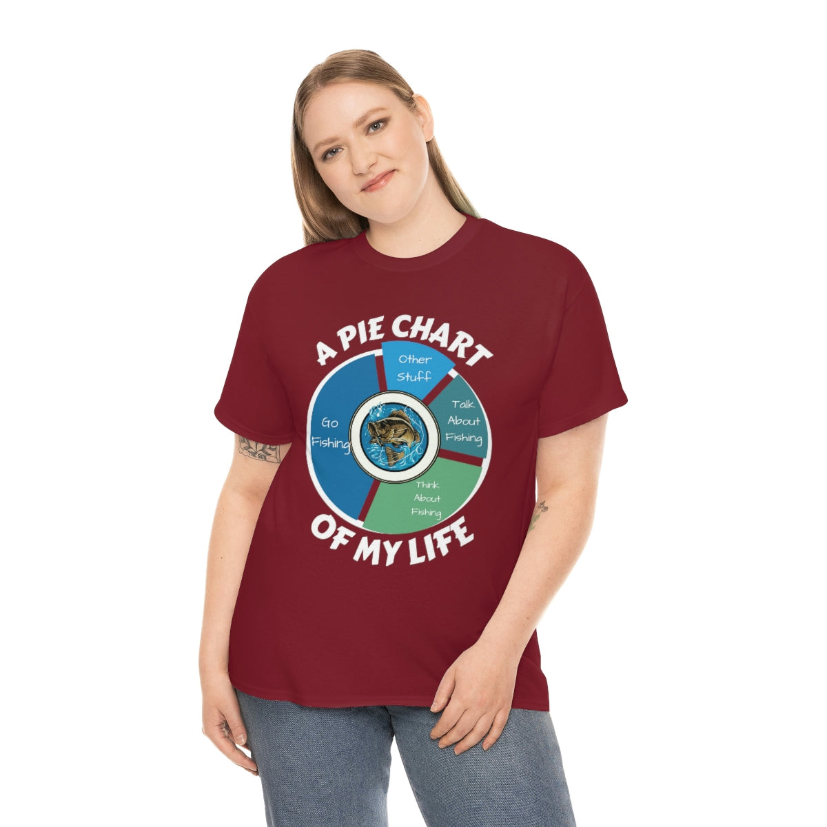 A PIE CHART OF MY LIFE - Unisex Heavy Cotton Tee