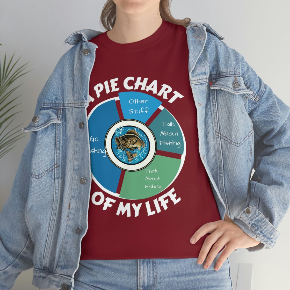 A PIE CHART OF MY LIFE - Unisex Heavy Cotton Tee