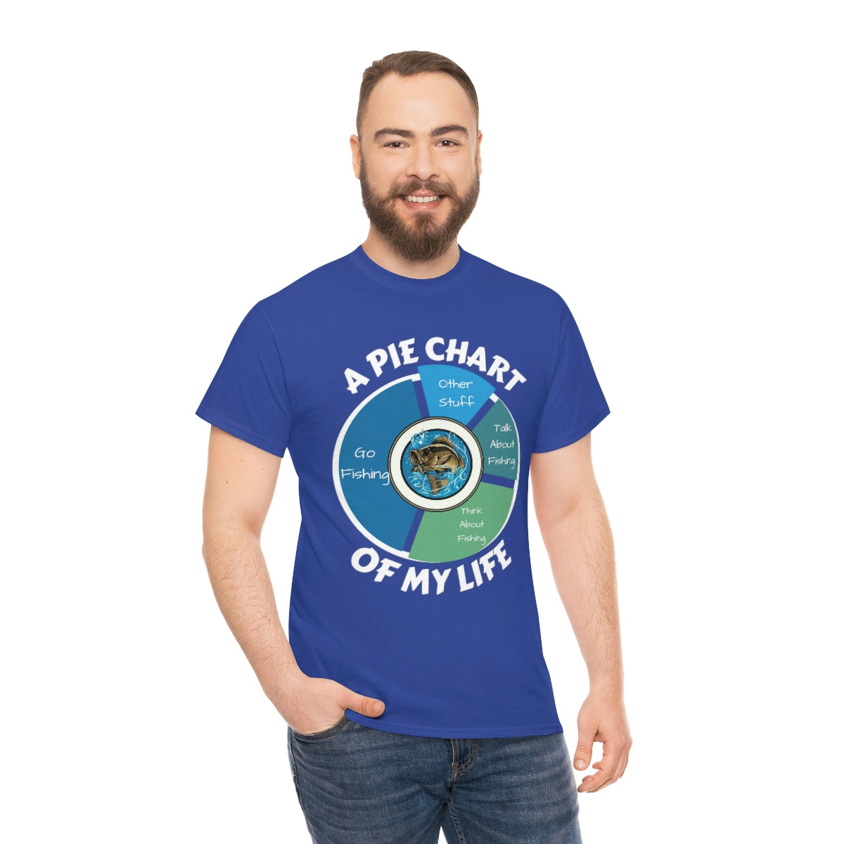 A PIE CHART OF MY LIFE - Unisex Heavy Cotton Tee