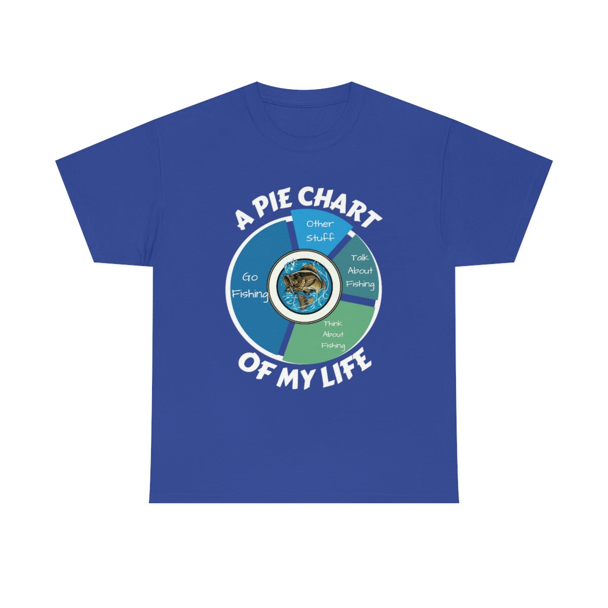 A PIE CHART OF MY LIFE - Unisex Heavy Cotton Tee