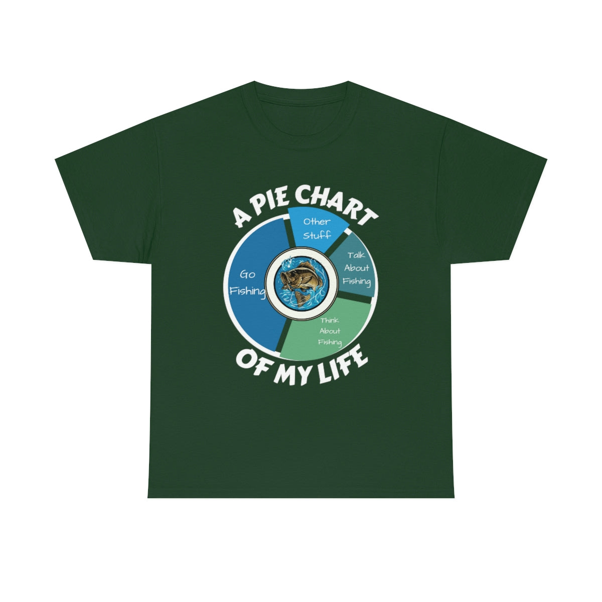 A PIE CHART OF MY LIFE - Unisex Heavy Cotton Tee