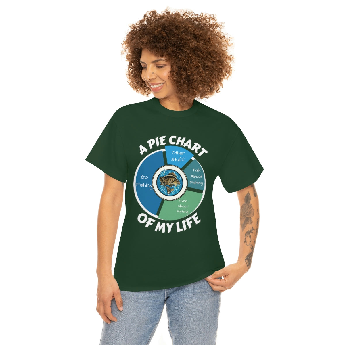 A PIE CHART OF MY LIFE - Unisex Heavy Cotton Tee