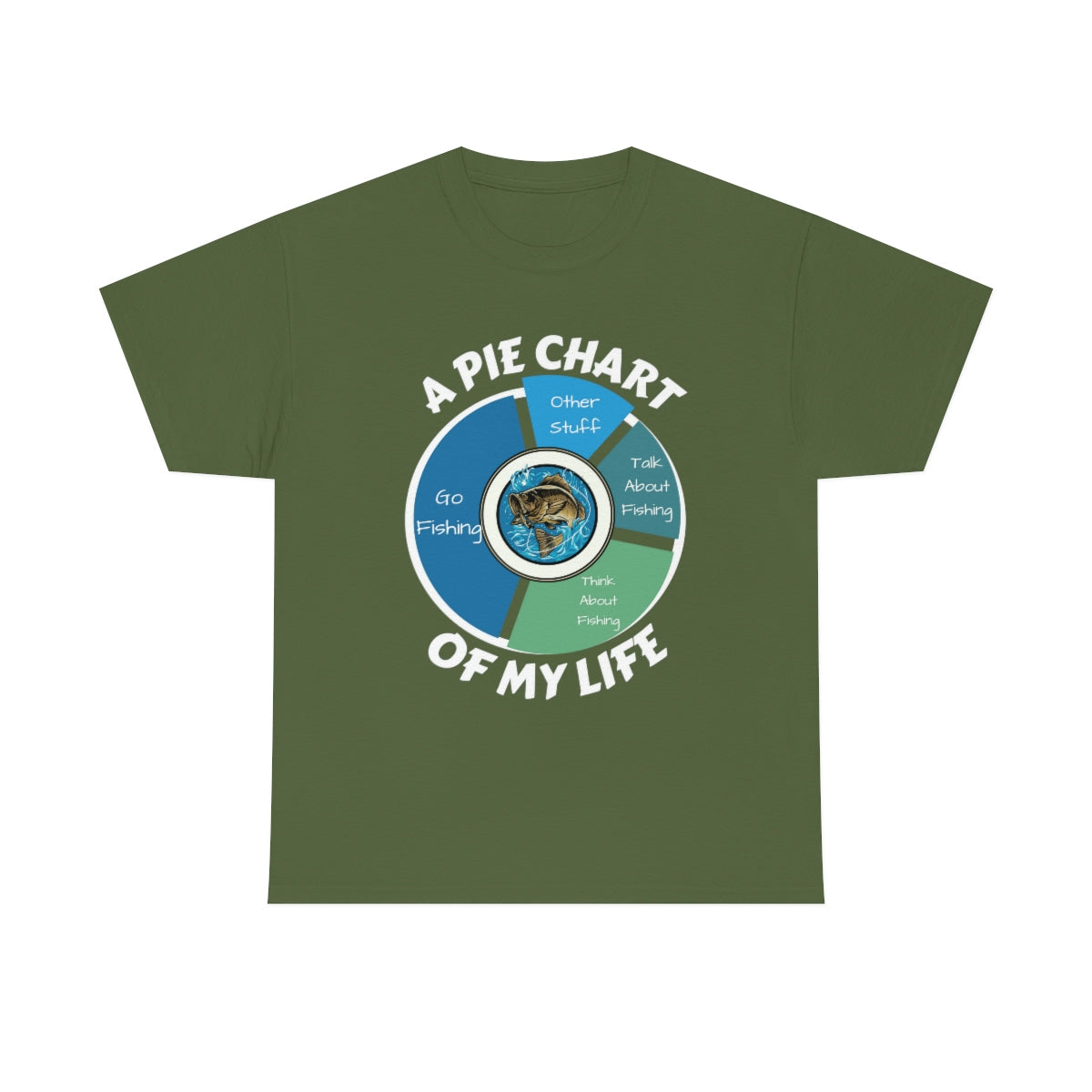 A PIE CHART OF MY LIFE - Unisex Heavy Cotton Tee