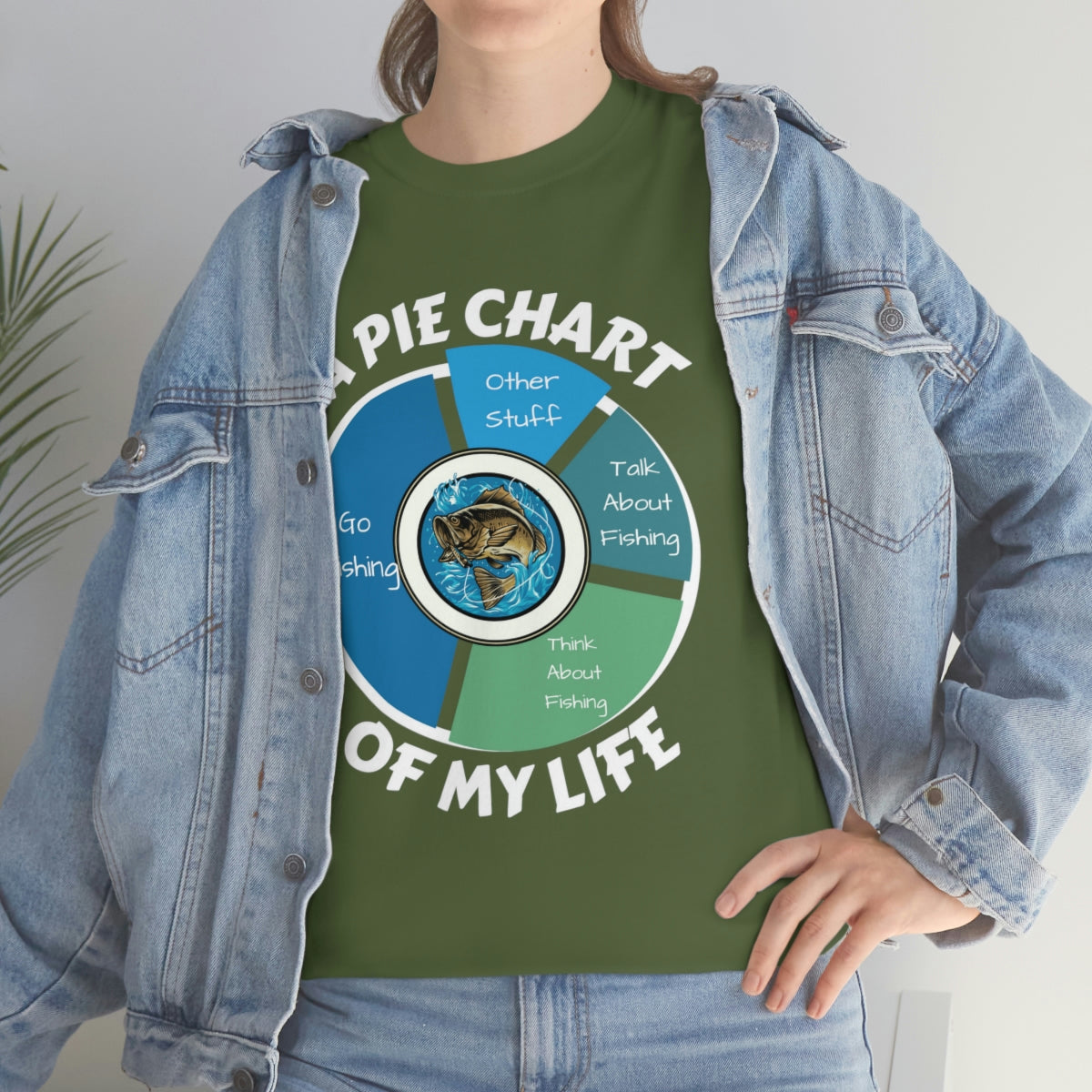A PIE CHART OF MY LIFE - Unisex Heavy Cotton Tee