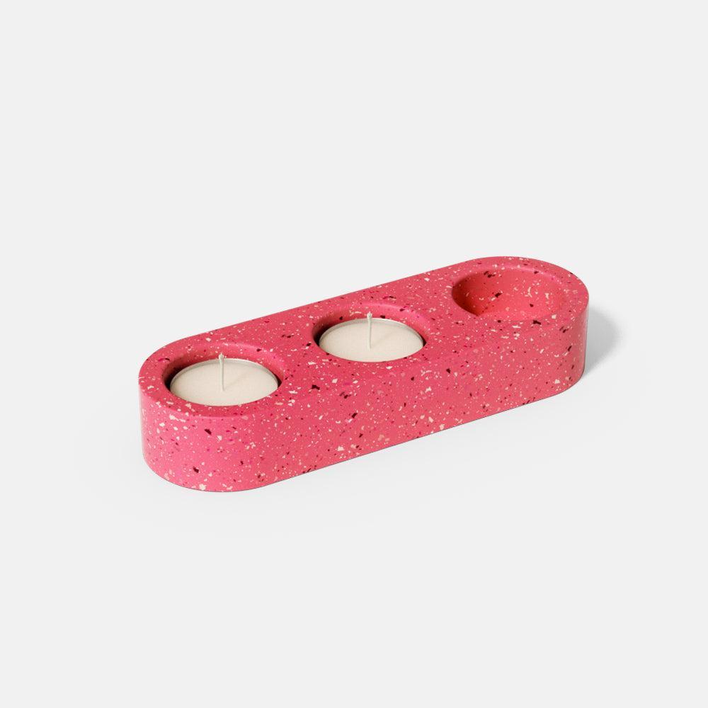 3-Holes Tealight Candle Holder Silicone Mold