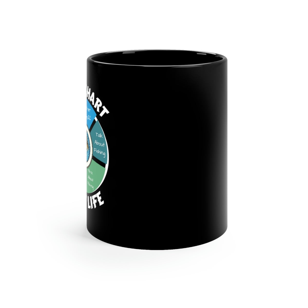 A PIE CHART of MY LIFE - 11oz Black Mug