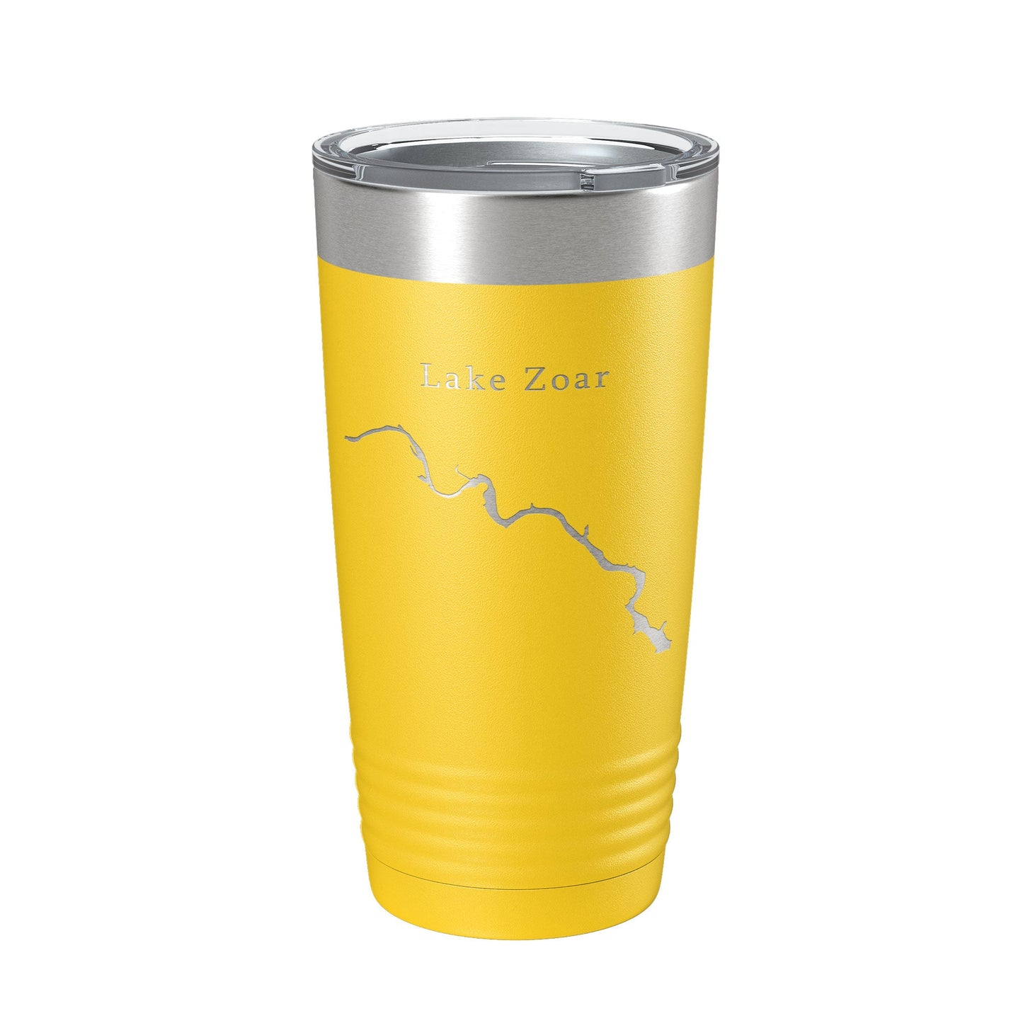 Lake Zoar Map Tumbler Travel Mug Insulated Laser Engraved Coffee Cup Housatonic River Connecticut 20 oz
