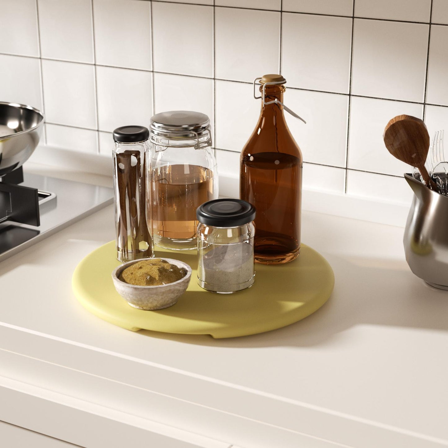 Easy Grip Round Large Tray Silicone Mold