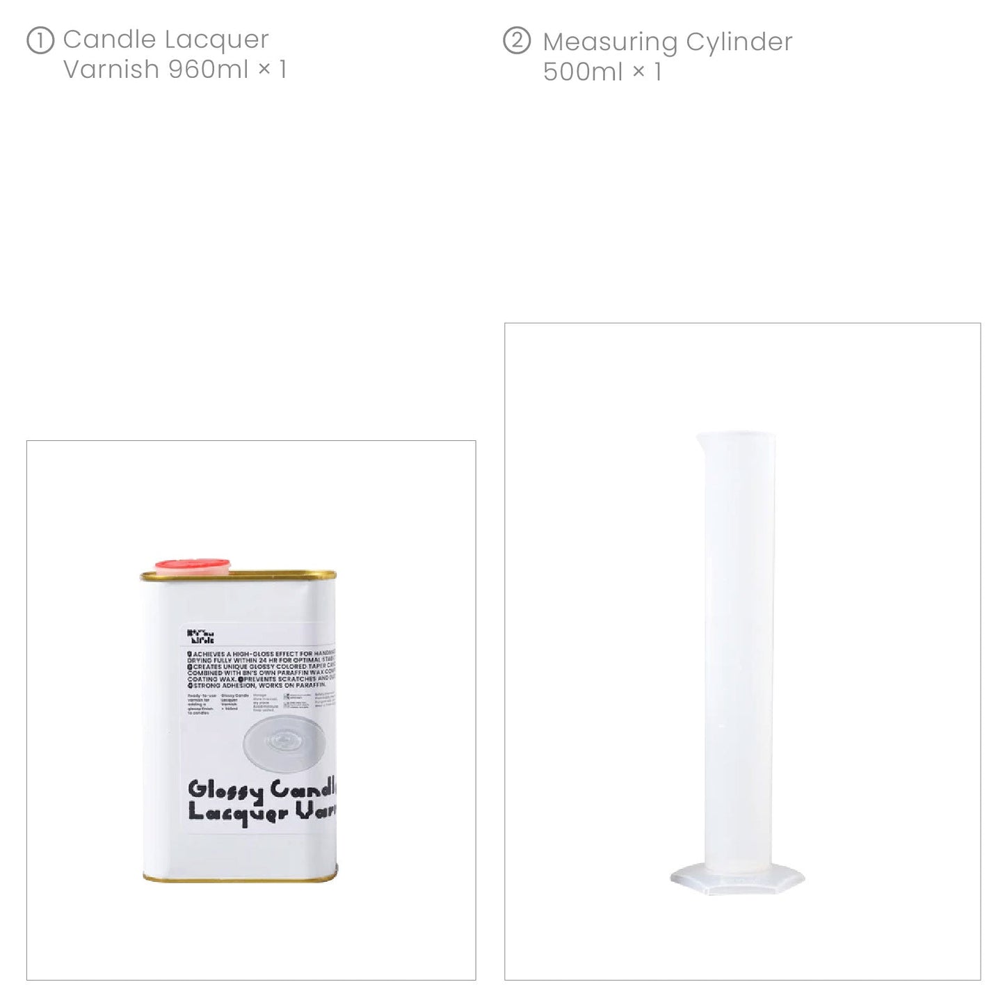 Water-Based Glossy Candle Lacquer Varnish