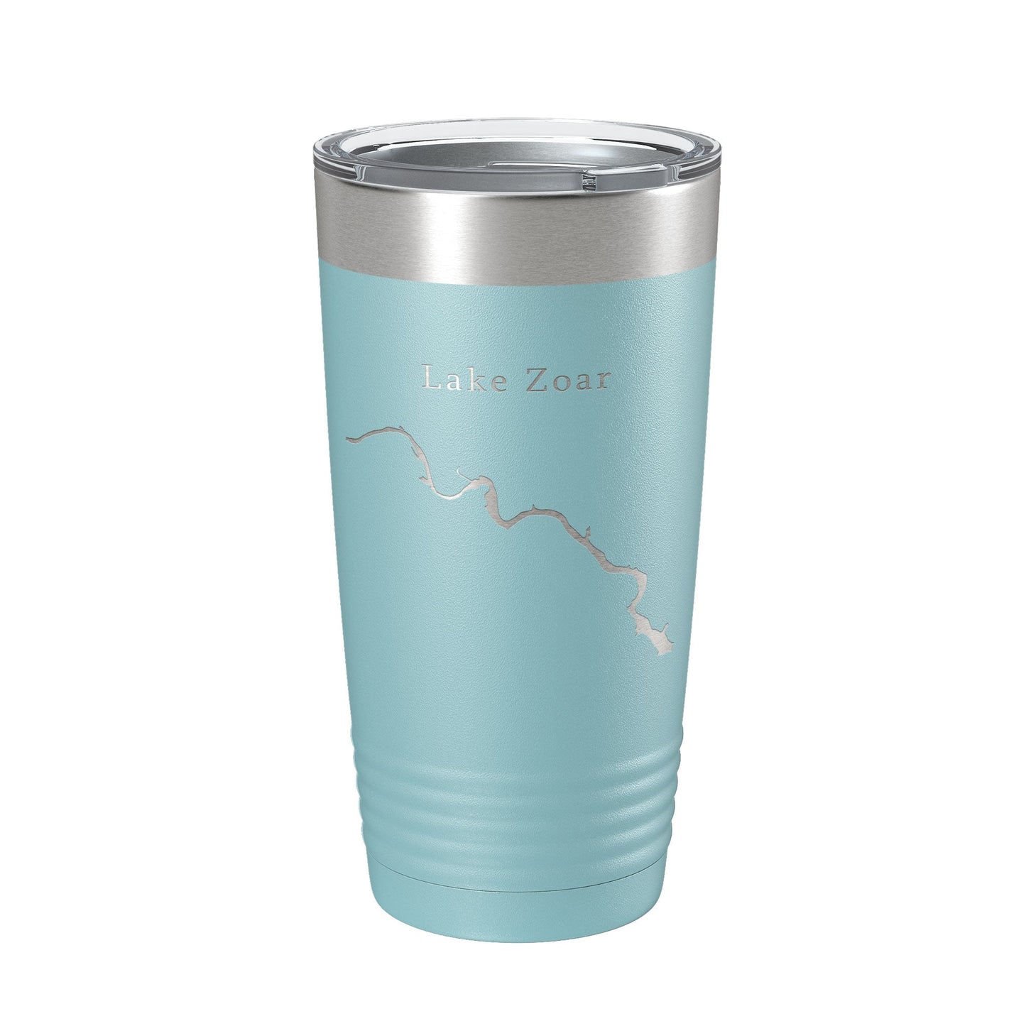 Lake Zoar Map Tumbler Travel Mug Insulated Laser Engraved Coffee Cup Housatonic River Connecticut 20 oz