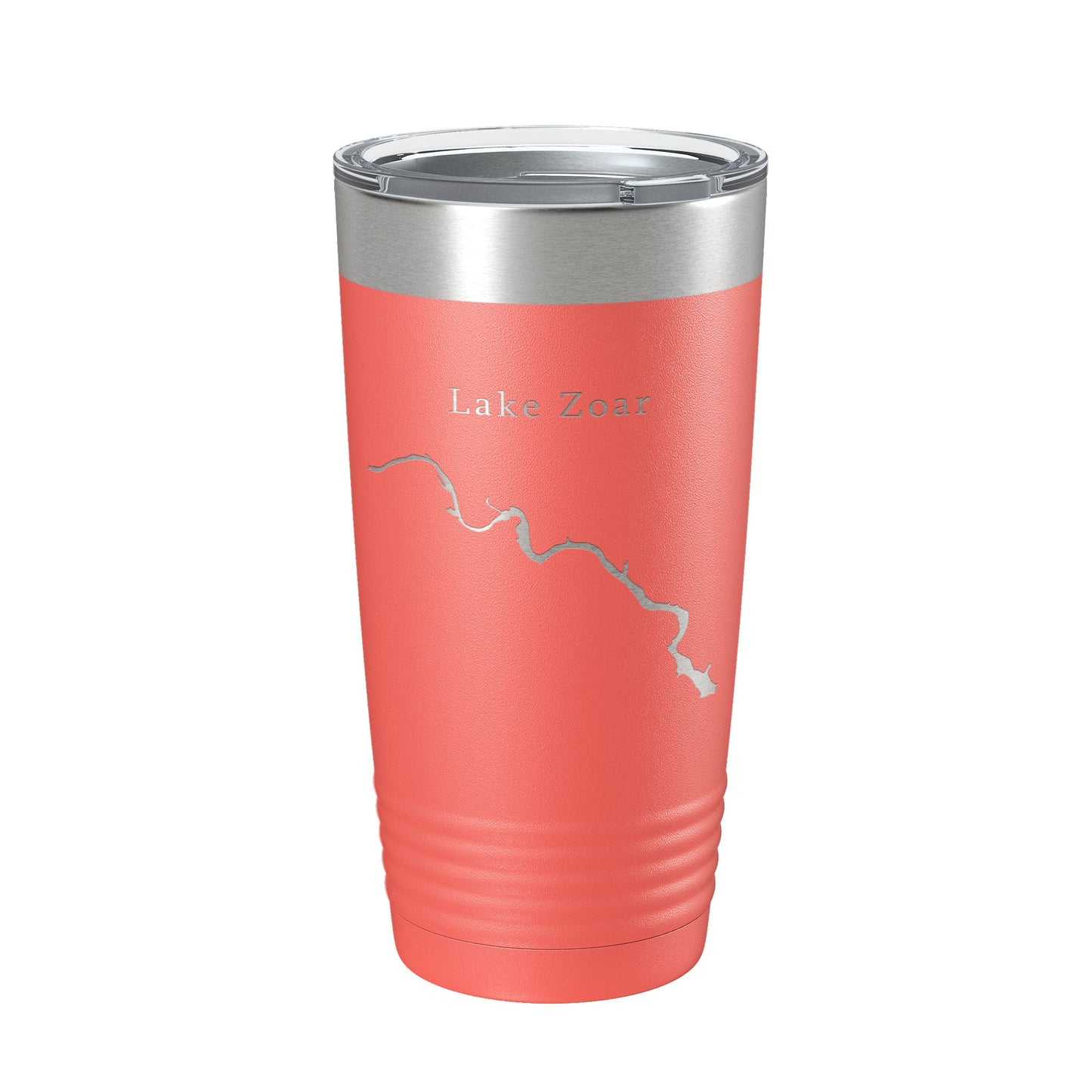 Lake Zoar Map Tumbler Travel Mug Insulated Laser Engraved Coffee Cup Housatonic River Connecticut 20 oz